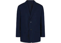 Givenchy Unconstructed Single-Breasted Jacket Navy