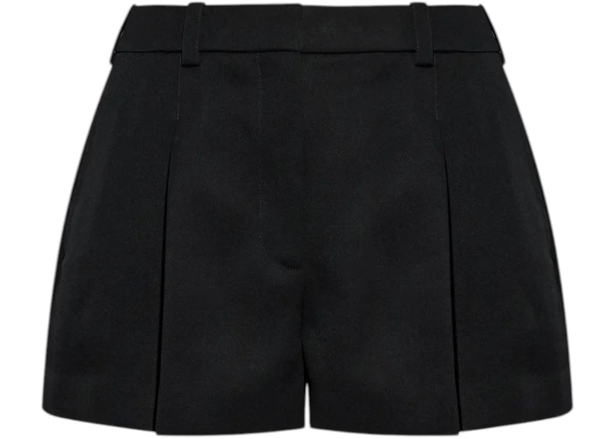 Givenchy Women's Pleated Shorts Black - vue secondaire A
