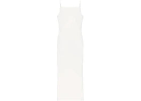 Givenchy Women's Square Neckline Long Dress Ivory