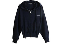 Givenchy Women's Zip-Up Hoodie Sweater Navy