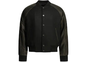 Givenchy Wool Reverse Logo Bomber Black