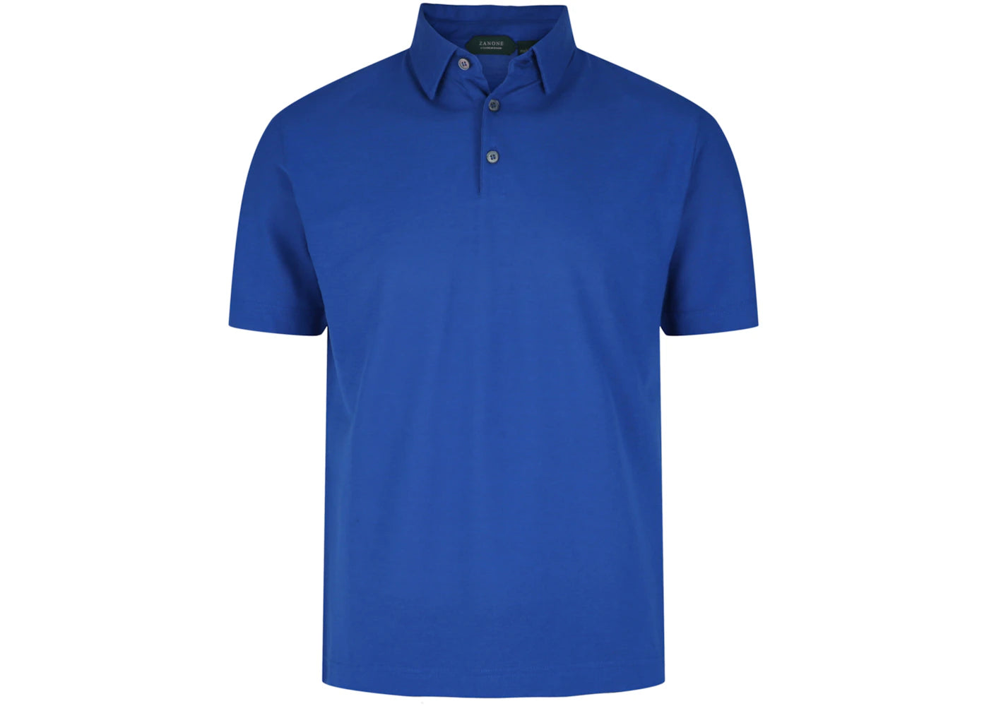 Slowear Zanone Slim Fit Polo Shirt China Blue - vue secondaire A