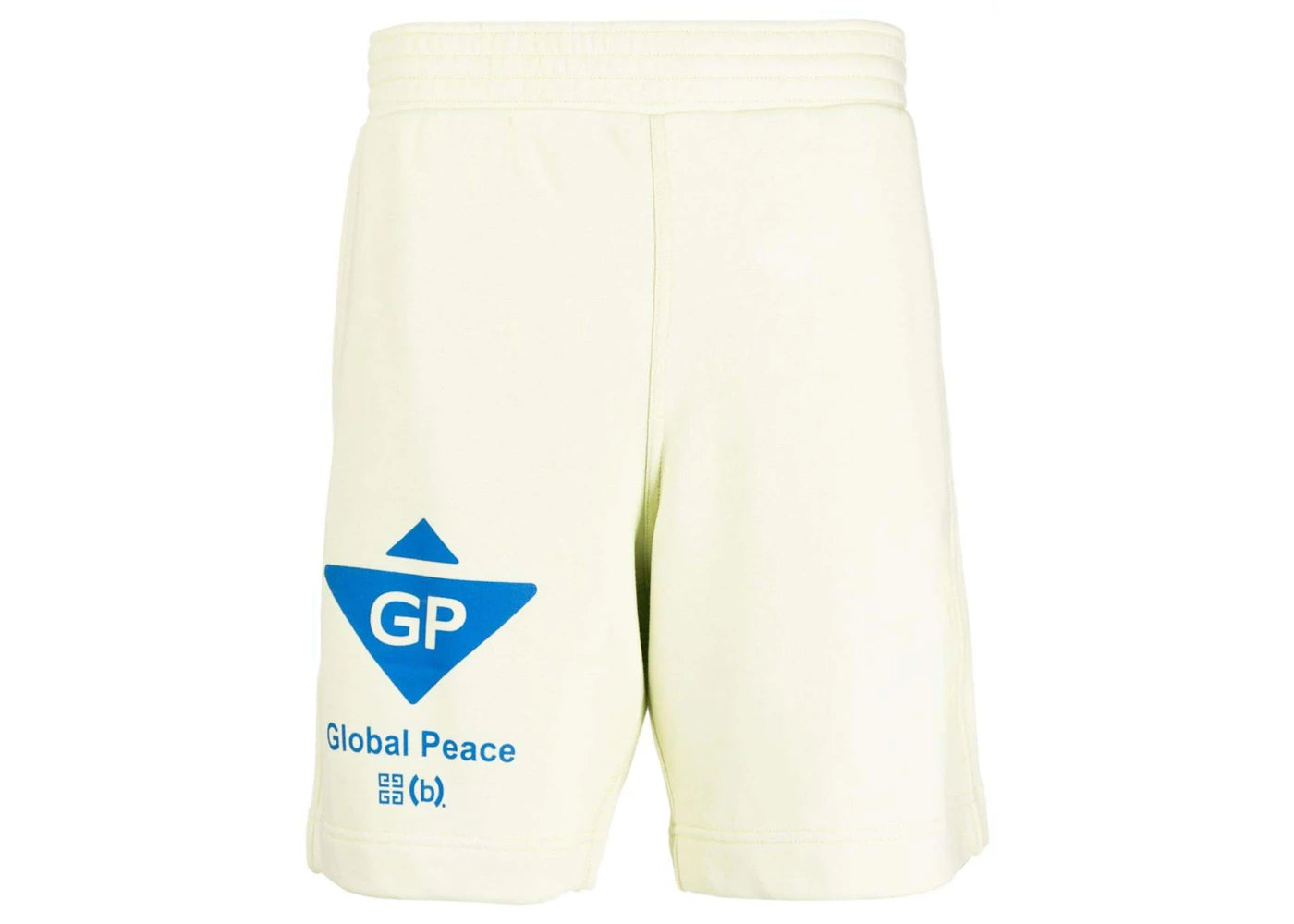 Givenchy x Bstroy Graphic-Print Track Shorts Light Green - vue secondaire A