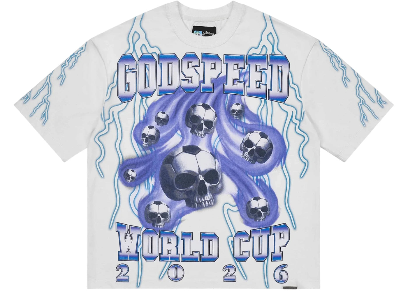 Godspeed 26 GSWC Voltage T-shirt White - vue secondaire B