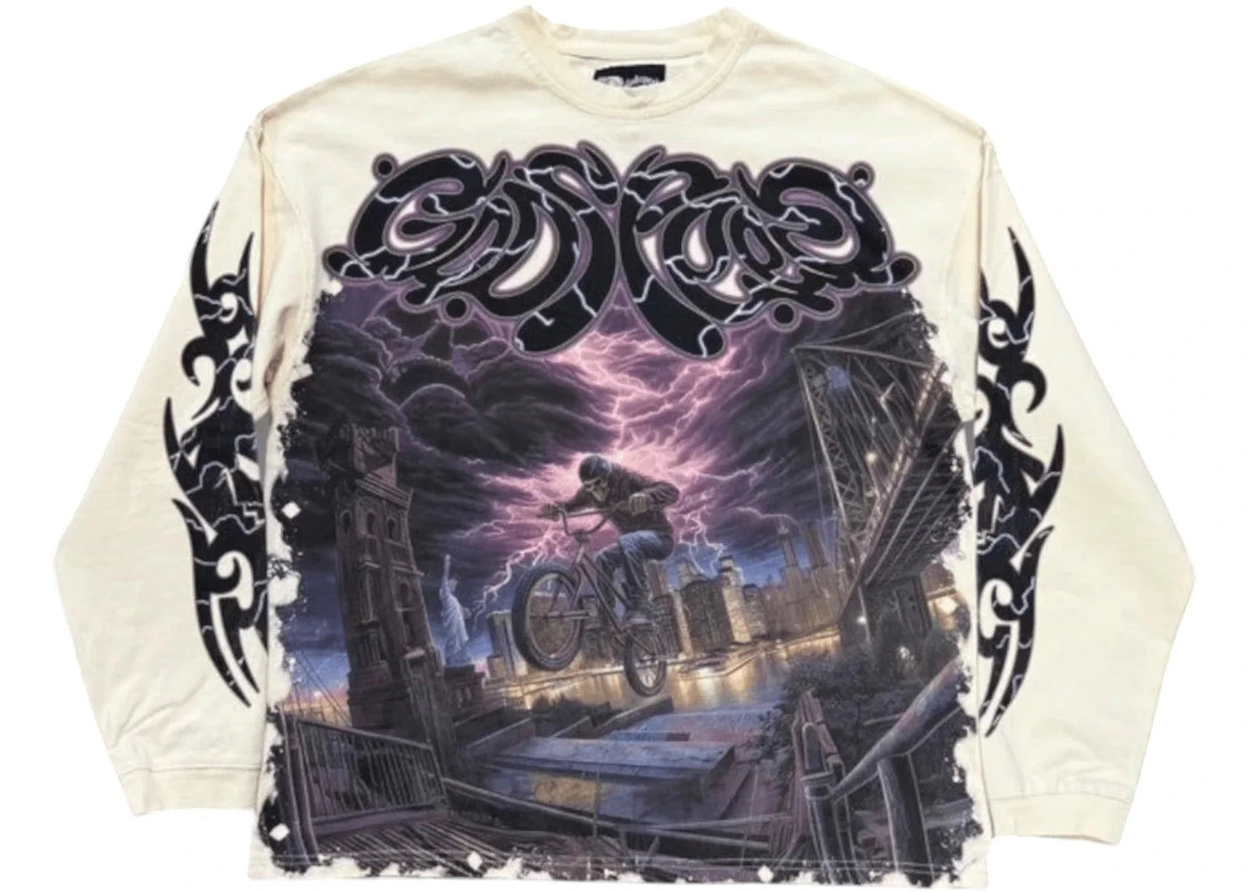 Godspeed B.M.x L/S T-Shirt Bone - vue secondaire A