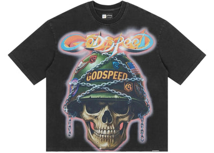 Godspeed Badges Of Honor T-shirt Black Wash - authentic Godspeed apparel