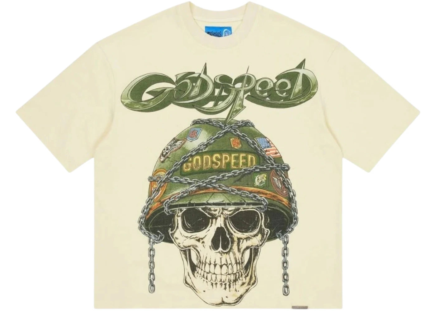Godspeed Badges of Honor II NG T-shirt Bone - vue secondaire A