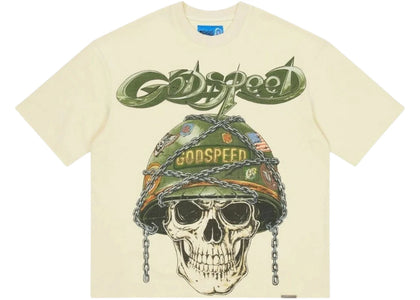 Godspeed Badges of Honor II NG T-shirt Bone - apparel view 2