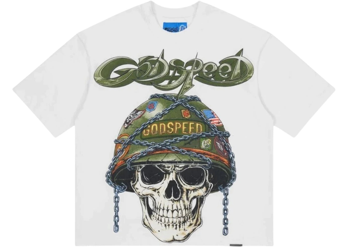 Godspeed Badges of Honor II NG T-shirt White - vue secondaire A