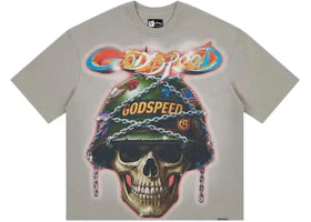 Godspeed Badges of Honor T-shirt Wolf Grey - vue 360