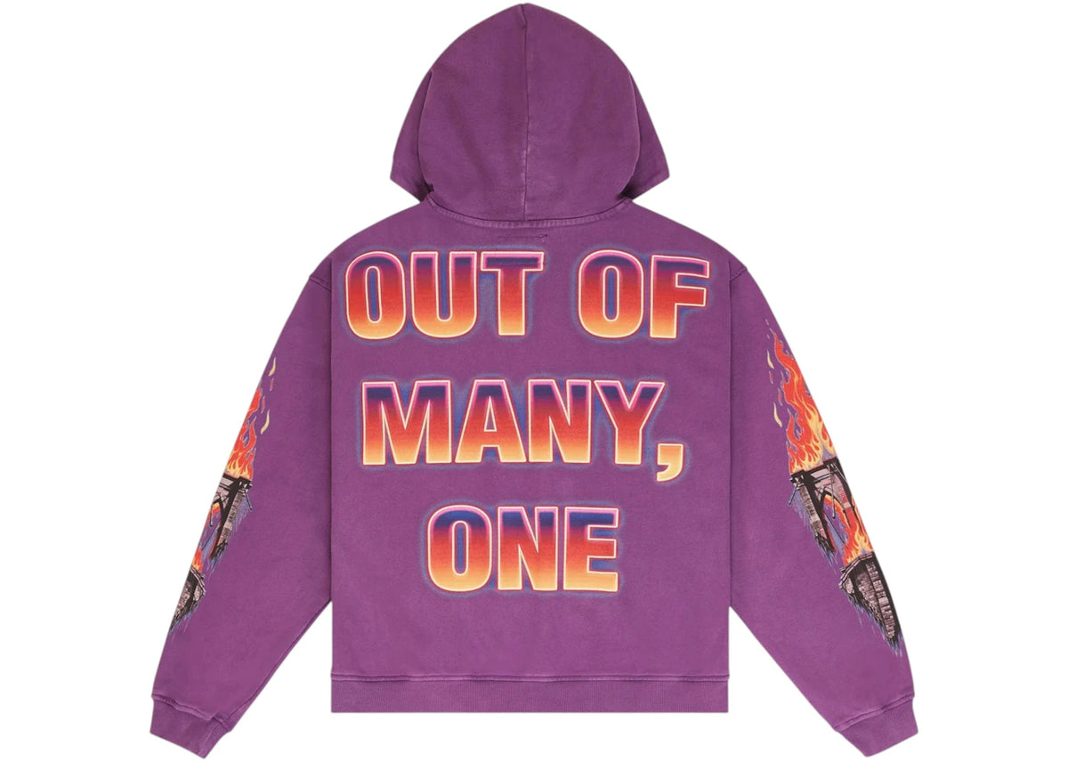 Godspeed Burnt Bridges Hoodie Grape - vue secondaire B