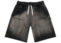 Godspeed Carpenter Distressed Shorts Black Sun Fade