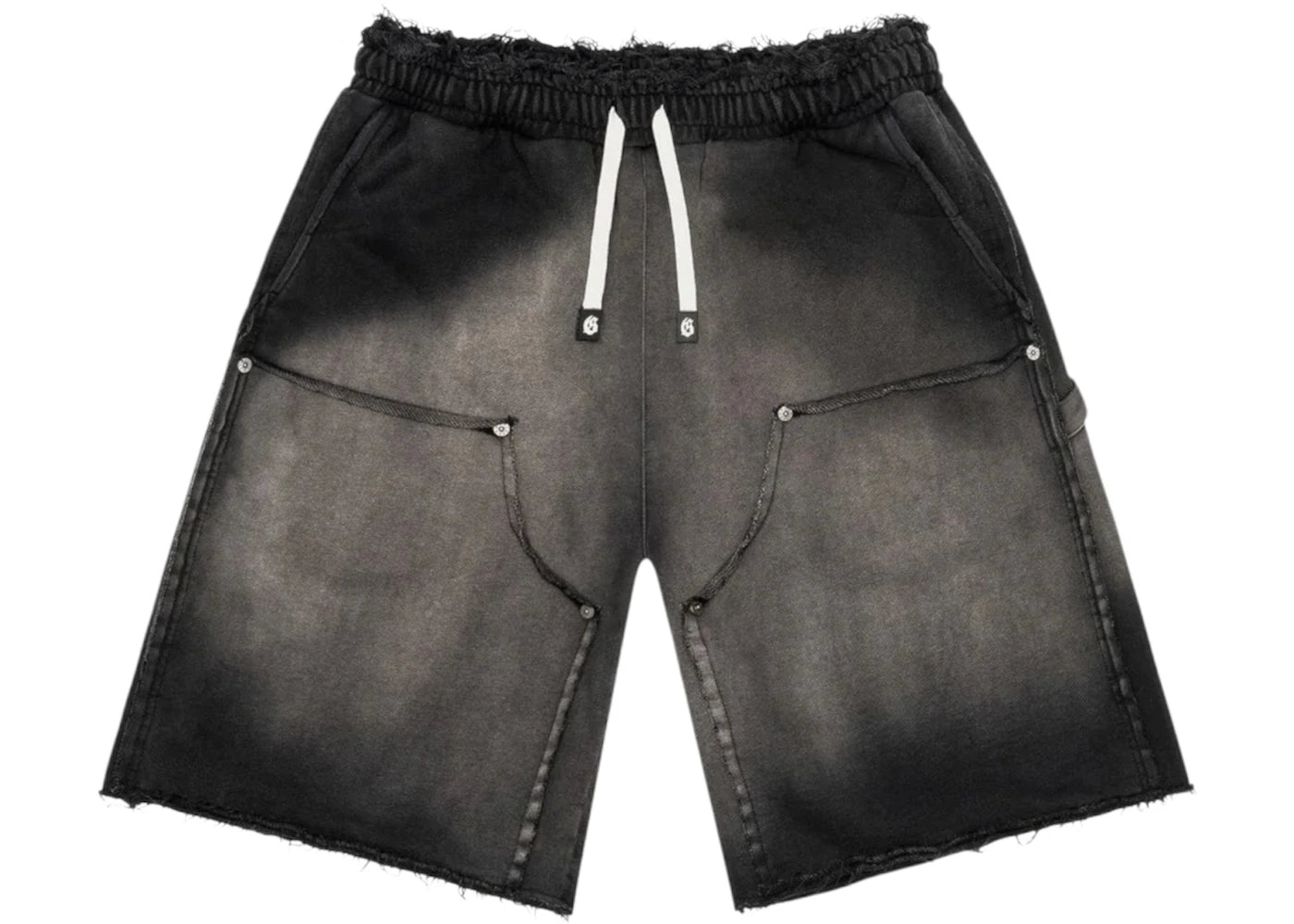 Godspeed Carpenter Distressed Shorts Black Sun Fade - vue secondaire A