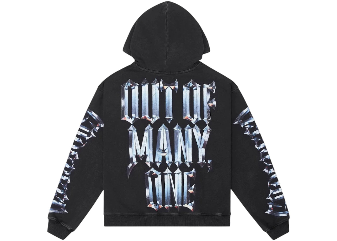 Godspeed Chrome Motto Hoodie Black Wash - vue secondaire B