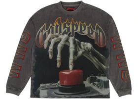 Godspeed Code Red Shirt Grey Wash