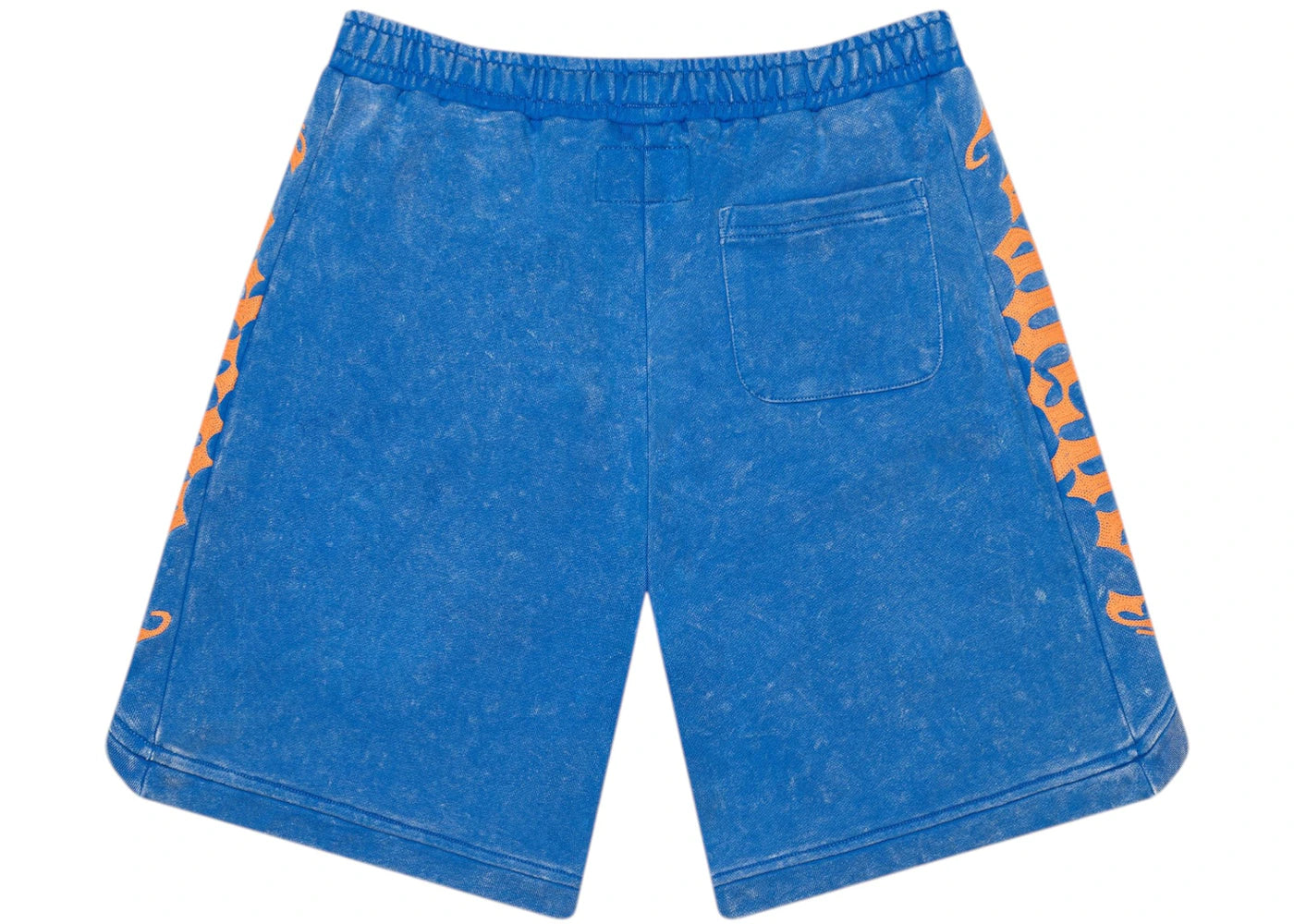 Godspeed Courtside Shorts NYK Blue/Yellow - vue secondaire B
