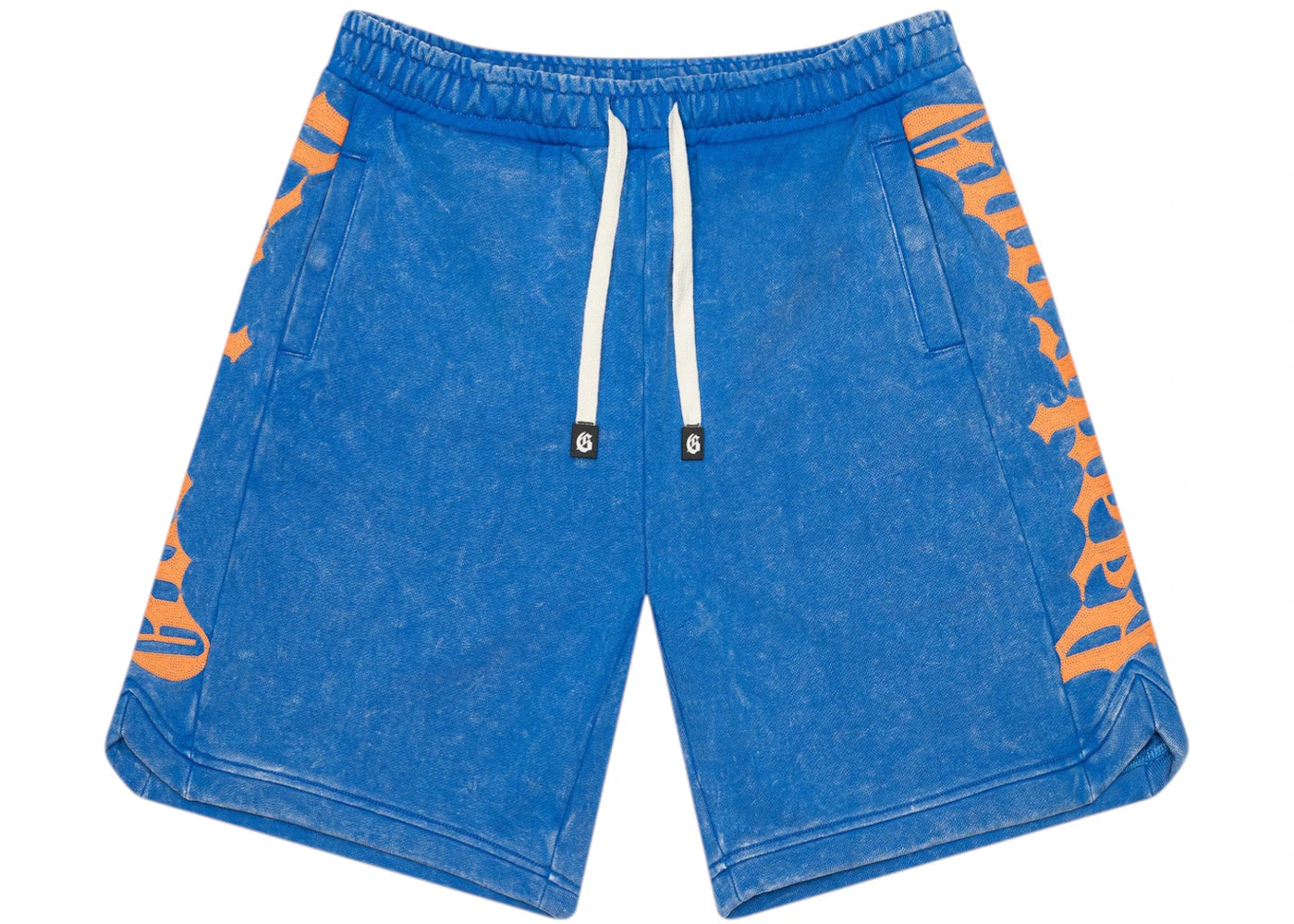 Godspeed Courtside Shorts NYK Blue/Yellow - vue secondaire A