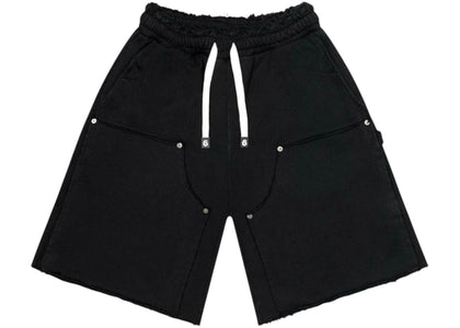 Godspeed Distressed Carpenter Shorts Flat Black - authentic Godspeed apparel