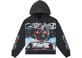 Godspeed Drive In Hoodie Black Wash - vue 360