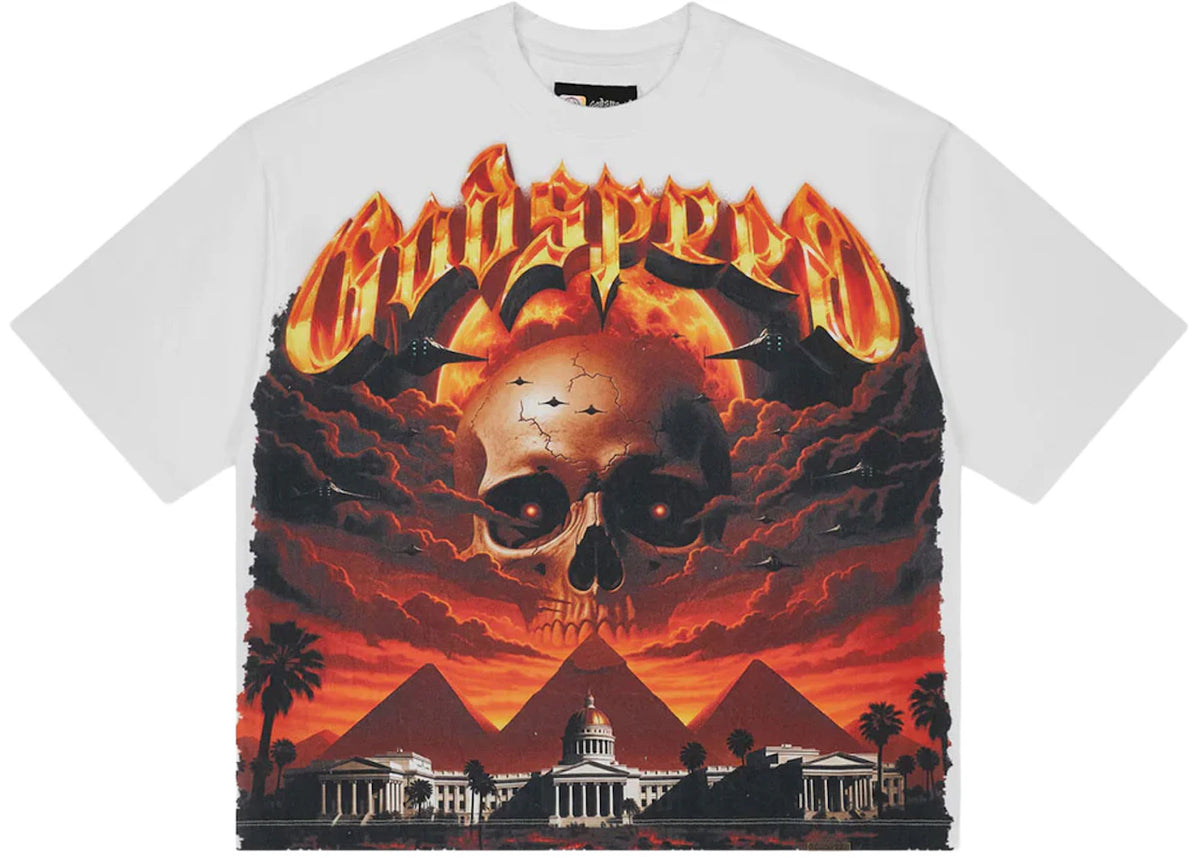 Godspeed Echoes Of Empire T-shirt White - vue 360