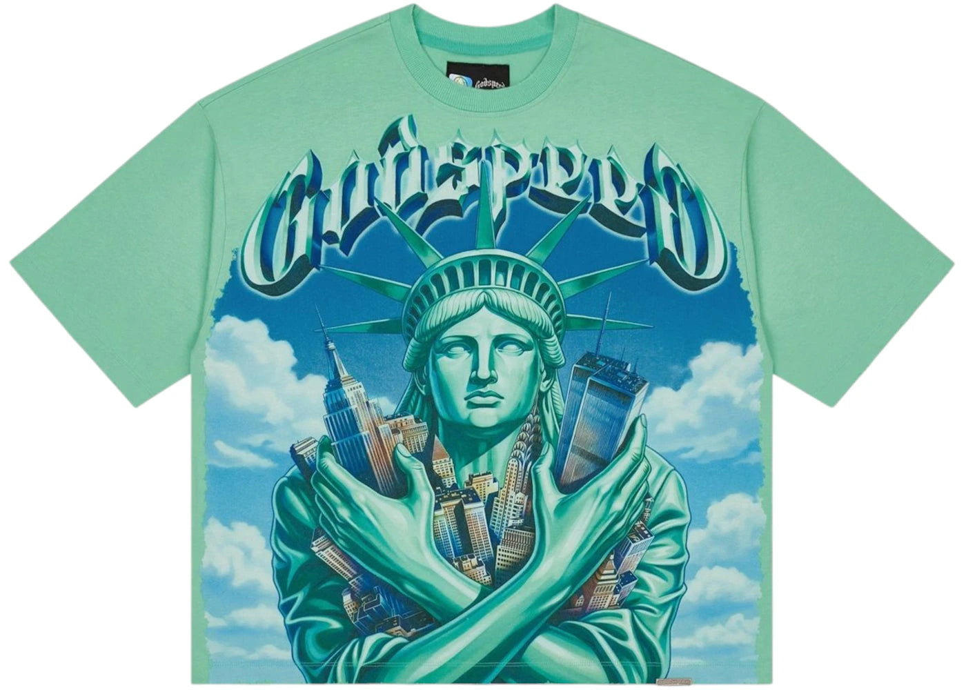 Godspeed Empire Guardian T-shirt Aqua - vue secondaire A
