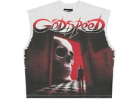 Godspeed Fate's Doorstep Sleeveless T-shirt White