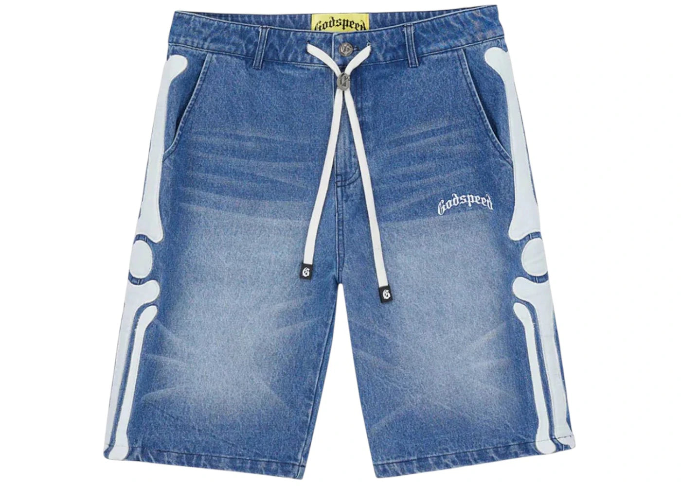 Godspeed Femur Denim Shorts Blue - vue 360