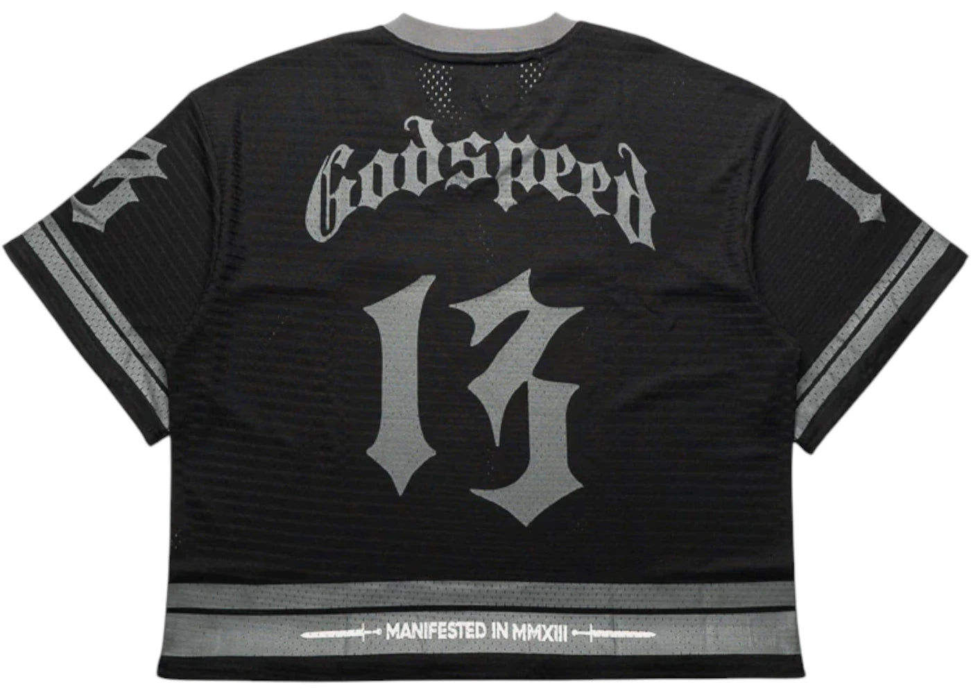 Godspeed First Down Jersey Black/Grey - vue secondaire B