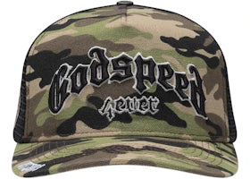 Godspeed Forever Trucker Hat Camo - vue 360