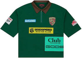 Godspeed GRC Quarter Zip Polo Green/Brown