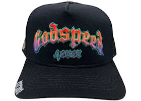 Godspeed GS Forever Gradient Trucker Hat Black/Hawaiian - vue 360