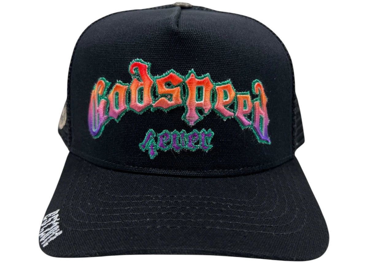 Godspeed GS Forever Gradient Trucker Hat Black/Hawaiian - vue secondaire A