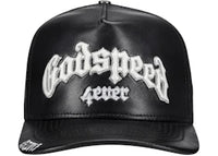 Godspeed GS Forever Premium Leather Trucker Hat Black