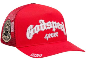 Godspeed GS Forever Trucker Hat Cherry - vue 360