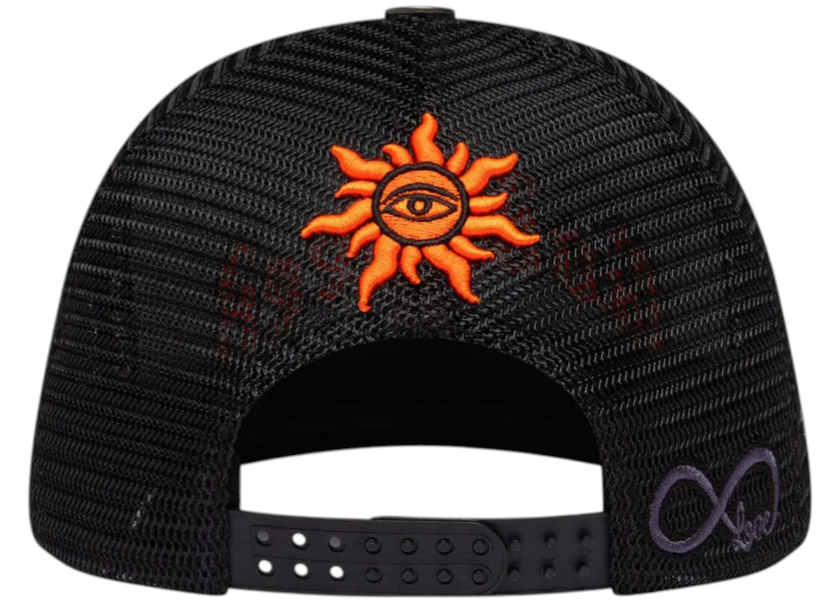 Godspeed GS Forever Trucker Hat Olive/Orange - vue secondaire B