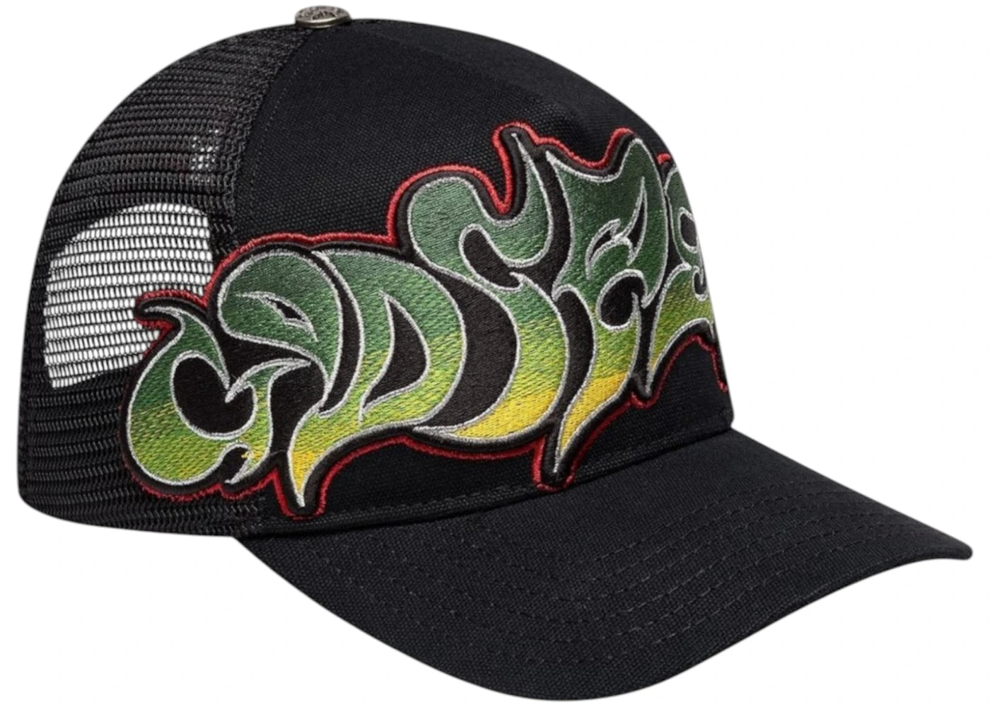 Godspeed GS Neo Trucker Hat Black/Yellow/Red - vue secondaire A