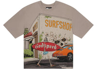 Godspeed GS Surf Shop T-shirt Stone Grey