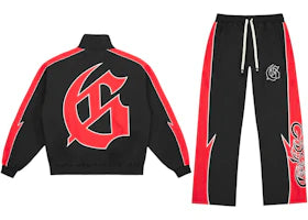 Godspeed GT Tracksuit Black/Red - vue 360