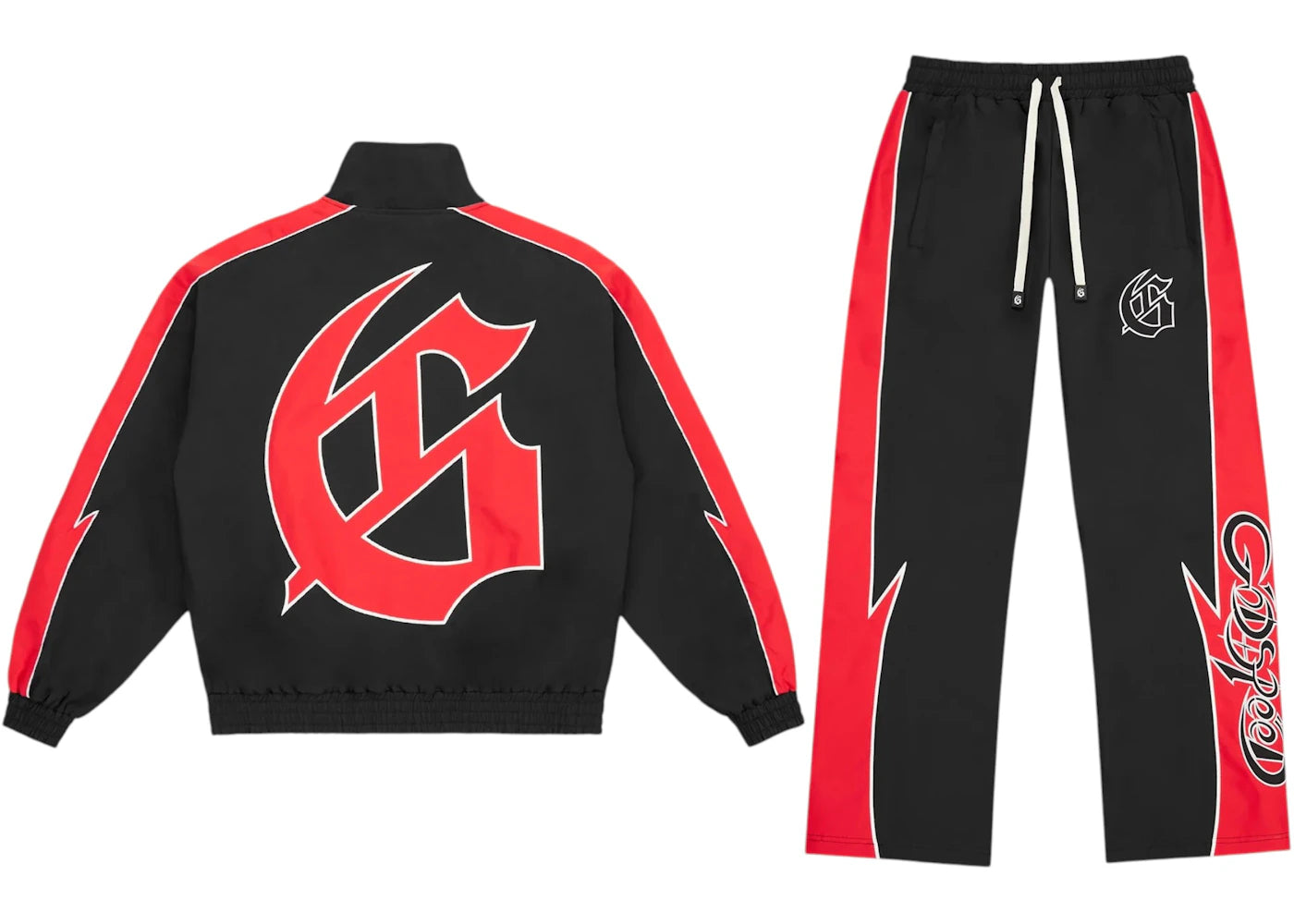 Godspeed GT Tracksuit Black/Red - vue secondaire A