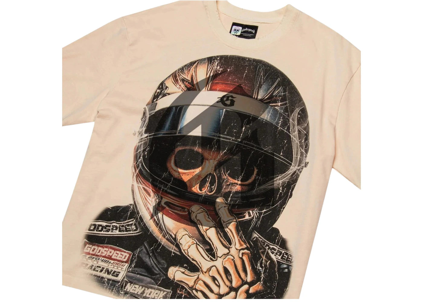 Godspeed Glory Cup T-shirt Bone - vue secondaire B