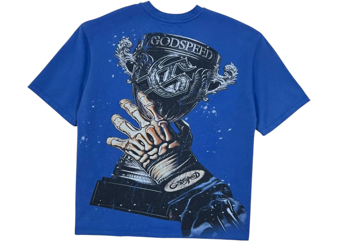 Godspeed Glory Cup Tee Blue - vue secondaire B