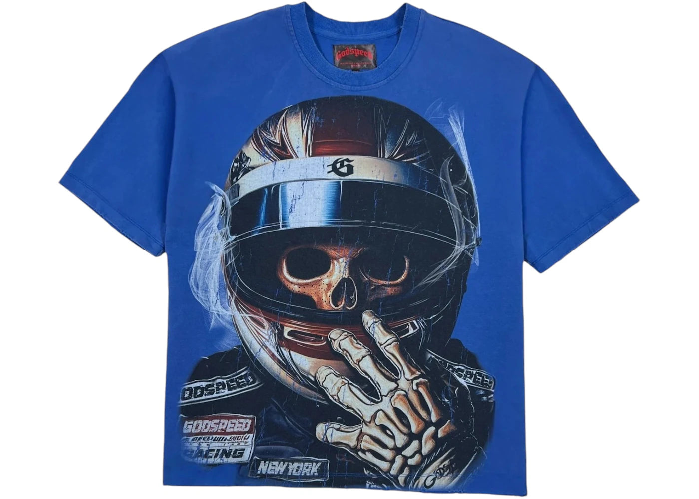 Godspeed Glory Cup Tee Blue - vue secondaire A