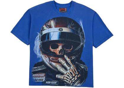 Godspeed Glory Cup Tee Blue - product view 2