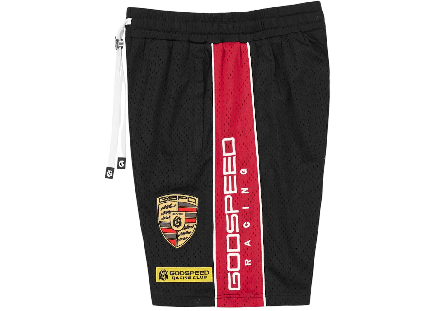 Godspeed Grc M.O Shorts Blk/Red - vue secondaire B
