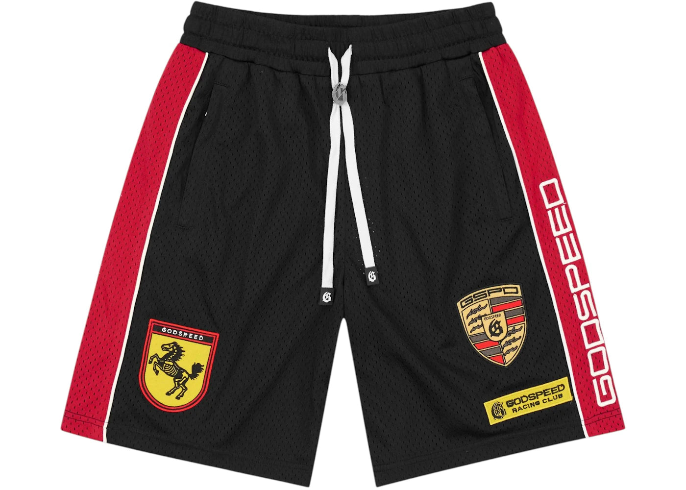 Godspeed Grc M.O Shorts Blk/Red - vue secondaire A
