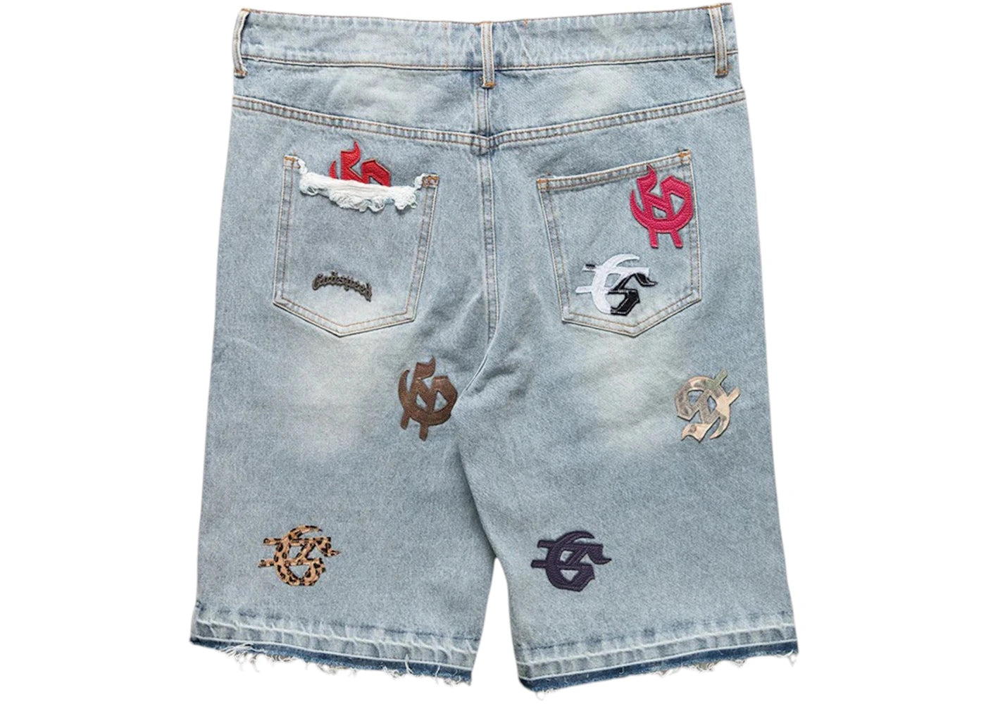 Godspeed Infinity Shorts Blue/Multicolor - vue secondaire B