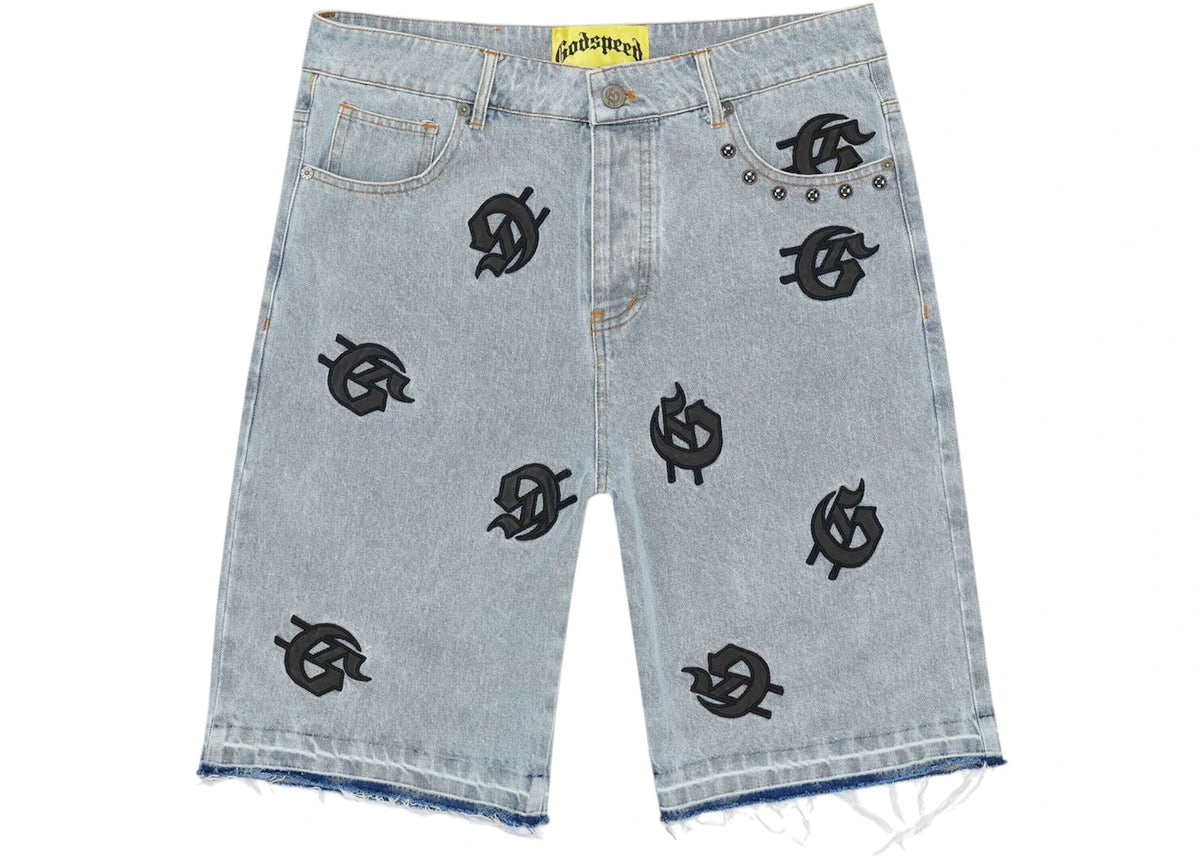 Godspeed Infinity Shorts Blue/Multicolor - vue secondaire B
