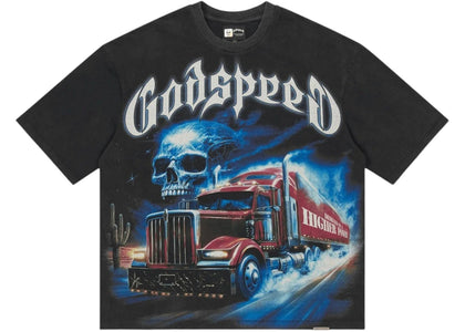 Godspeed Interstate Fate T-shirt Black - apparel view 2