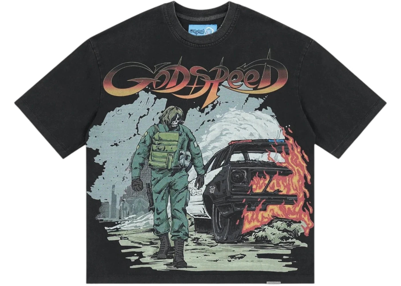 Godspeed KHAOS NG T-shirt Black - vue secondaire A