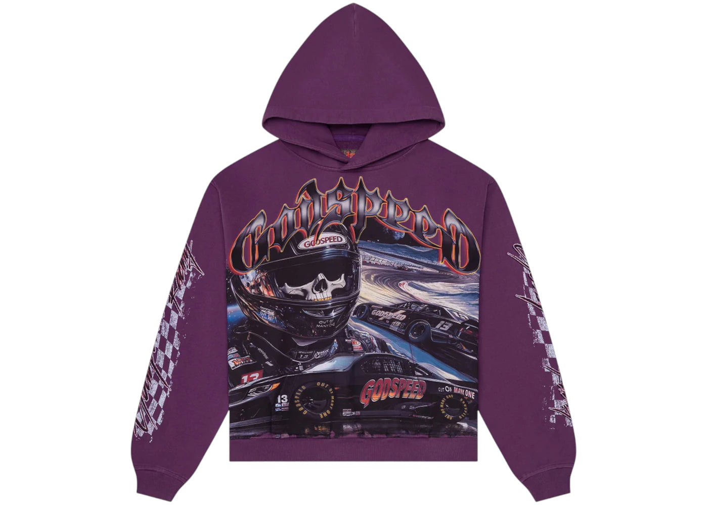 Godspeed Le Denier Hoodie Purple - vue secondaire A